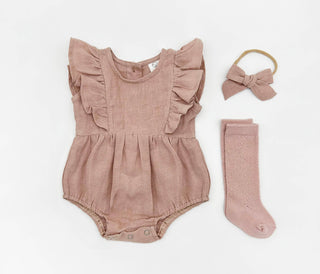 Sweet Summer Sleeveless Romper 3pc Set