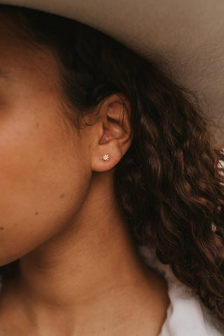 Complements - Sun & Moon - Gold Earrings