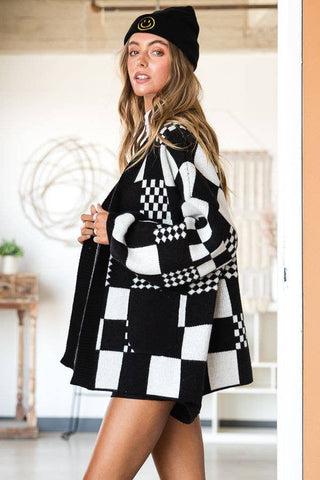 Checked Out Pocket Cardi