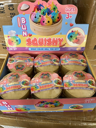 Squishy Rainbow Unicorn Dumpling Toy
