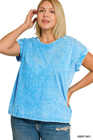 Plus Mineral Cuff Top