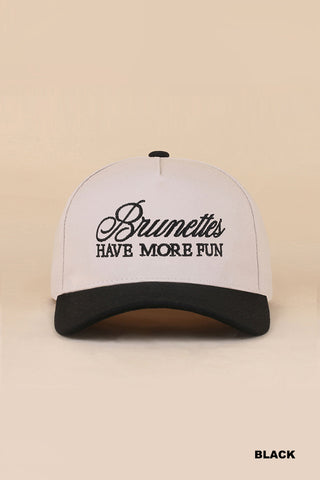Brunettes Have More Fun