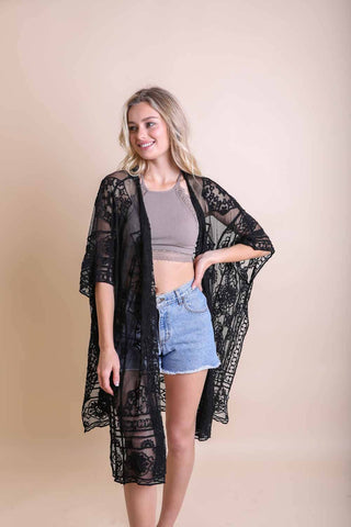 Lainey Lace Kimono