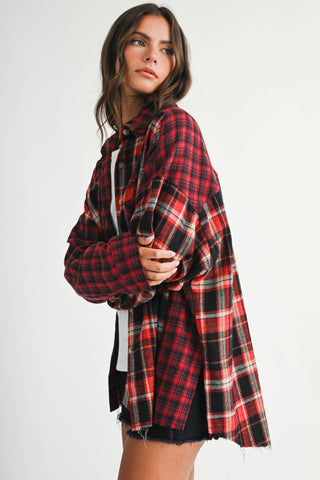Ryder Mixed Plaid Flannel Shirt
