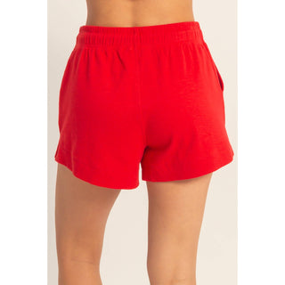 Cotton Drawstring Pocket Shorts