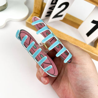 Cute cartoon UFO alien hair claw clip