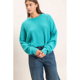 Oversized Cropped Sweater