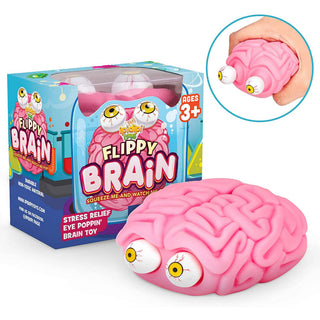 Flippy Brain Poppin Eye Large Squeeze Fidget Toy