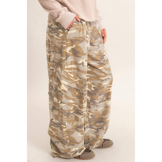 Camouflage Cargo Pocket Pants