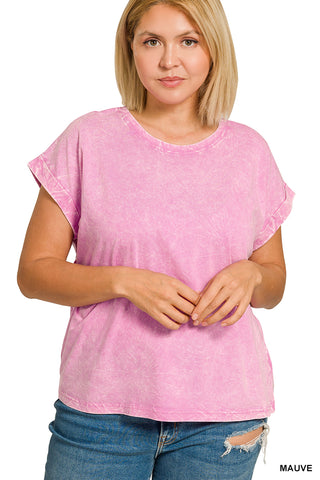 Plus Mineral Cuff Top