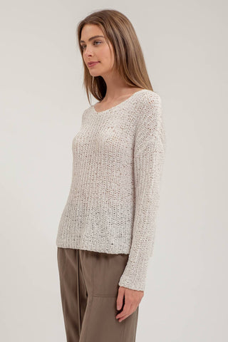 Back Buttoned Pullover