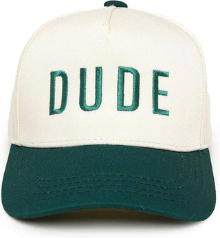 Green/beige DUDE snapback baby/toddler