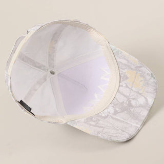 MAMA Letter Embroidery Nature Camo Trucker Hat