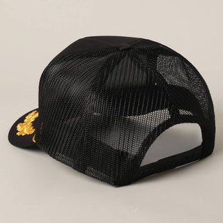 MAMA Lettering Logo Foam Mesh Back Trucker Hat