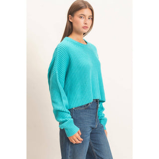 Oversized Cropped Sweater