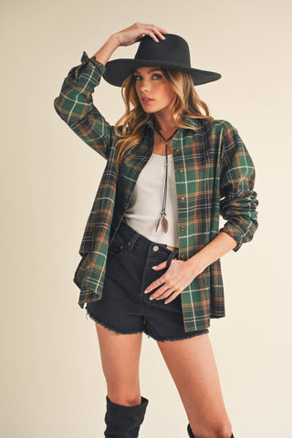 Evergreen Flannel Shirt