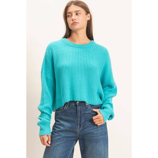 Oversized Cropped Sweater