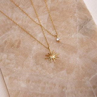 18K Stainless Steel Twinkle layer chain