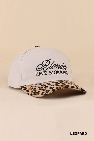 Blondes have more fun hat
