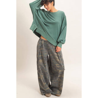 Camouflage Cargo Pocket Pants