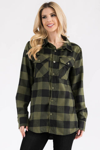 Womens Boyfriend Buffalo Flannel