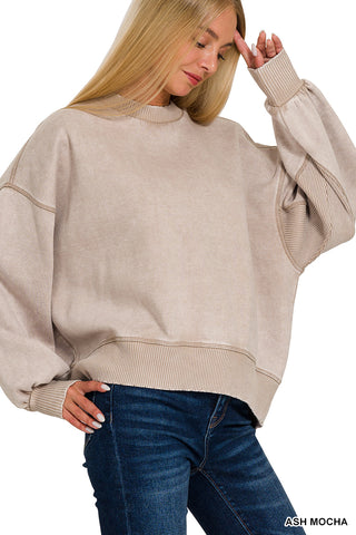 Mineral Fleece Oversized Pullover