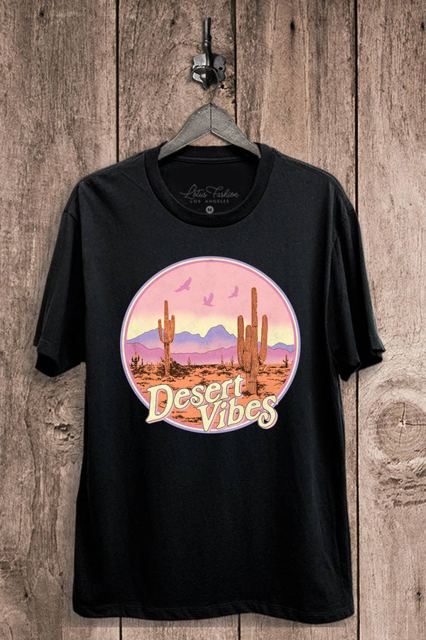 Desert Vibes Cactus Graphic Tee
