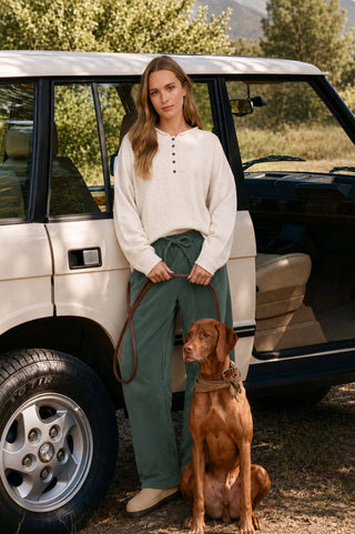 Oatmeal Relaxed Henley