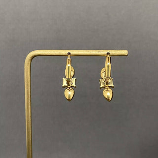 Three Geometric Zircons Earrings