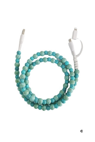 Beaded Dual Fast Charger