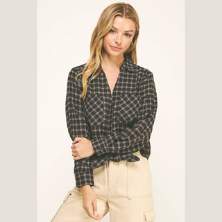 Celia Front Knot Flannel