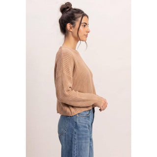 Oversized Cropped Sweater