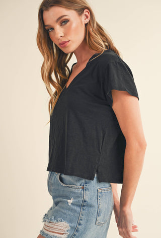 8281DK Til V - Neck Baby Top - Rise and Redemption