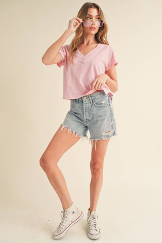 8281DK Til V - Neck Baby Top - Rise and Redemption