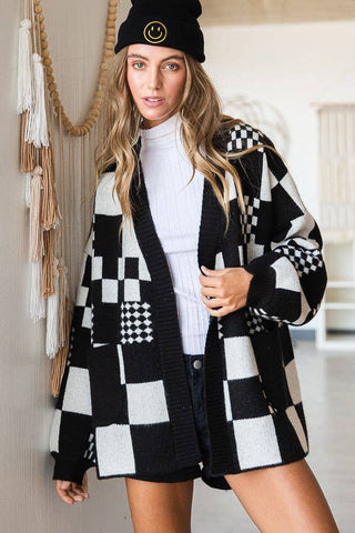 Checked Out Pocket Cardi