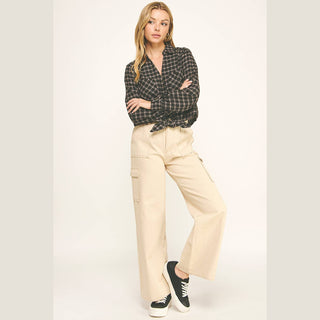 Celia Front Knot Flannel