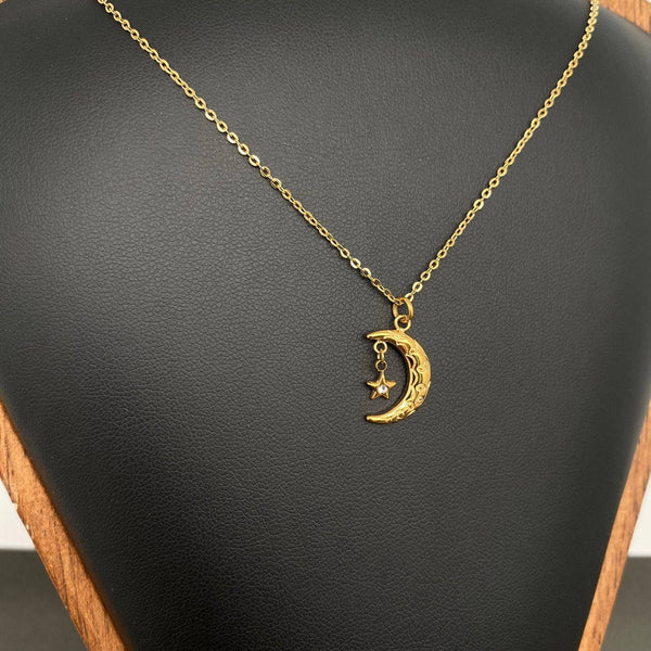 Moon & Star Necklace