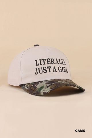 Literally Adjustable Embroidered Hat