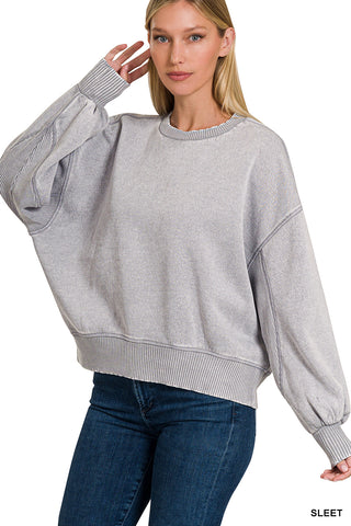 Mineral Fleece Oversized Pullover