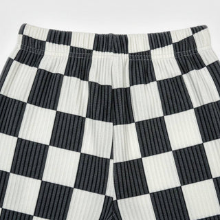 Kids Checked Out Wide Leg Pant