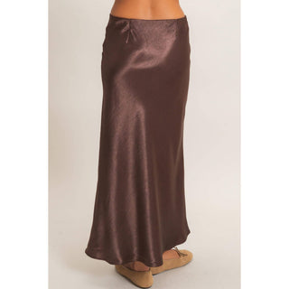 Satin Midi Skirt