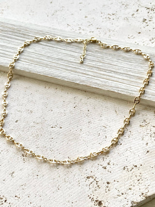 VB&CO Designs Layering necklace crystal bean chain 