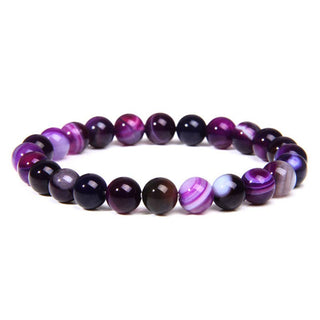 8mm Elastic Natural Stone Bracelet - Rise and Redemption
