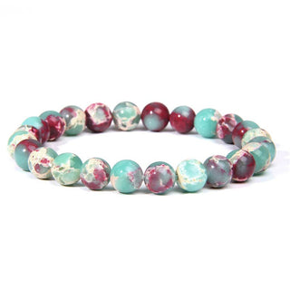 8mm Elastic Natural Stone Bracelet - Rise and Redemption