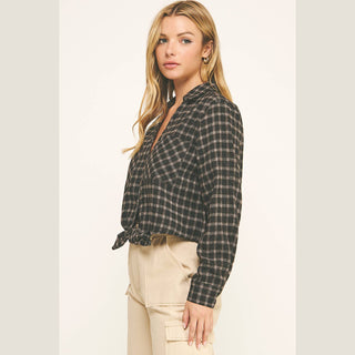 Celia Front Knot Flannel