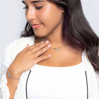 18K Gold PVD Stainless Steel Angel Number Necklace