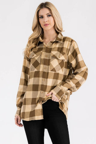 Womens Boyfriend Buffalo Flannel