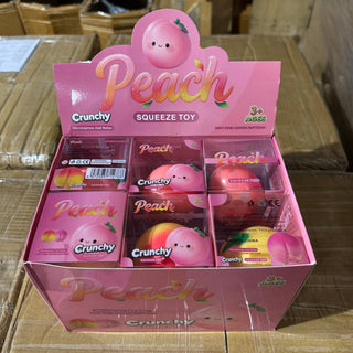 Crackling Crunchy Gradient Peach Squishy