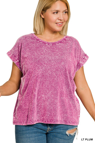 Plus Mineral Cuff Top