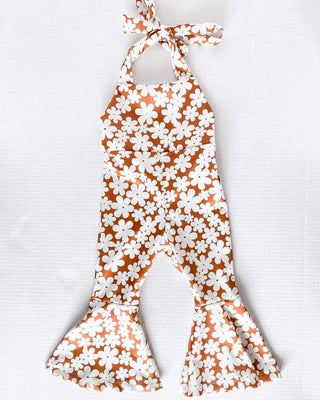 Bell Bottom Jumpsuit - Flower Child